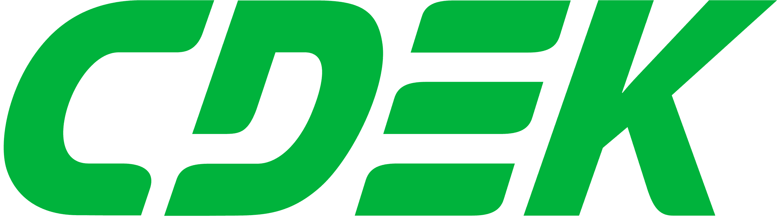 Зеленый логотип CDEK