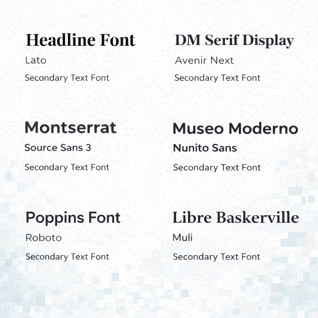 Подбор шрифтов для дизайна