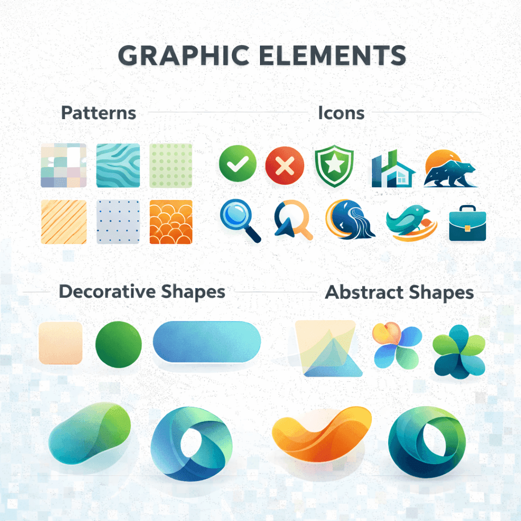 Графические элементы и иконки