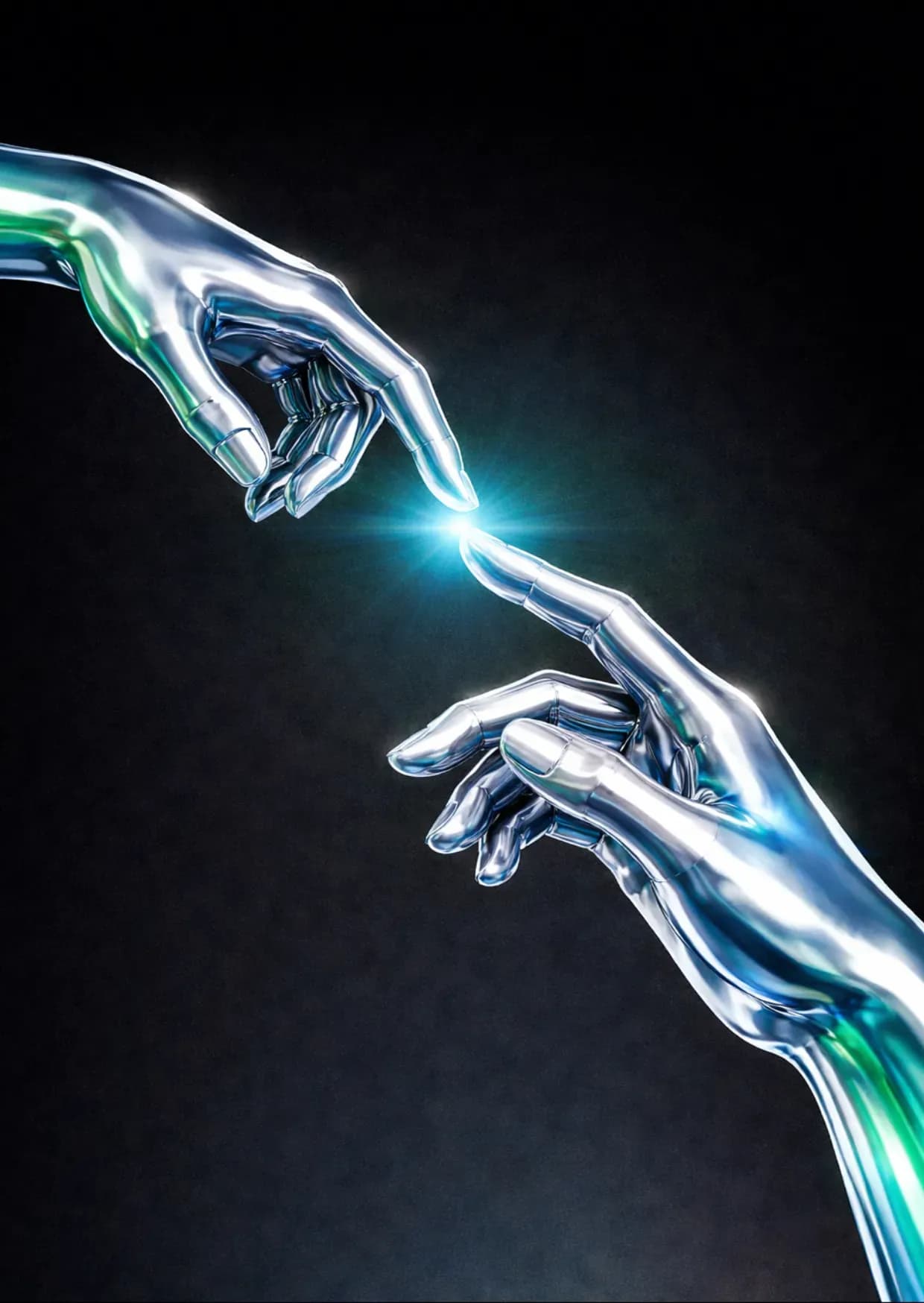 Соединение человеческой и роботизированной руки