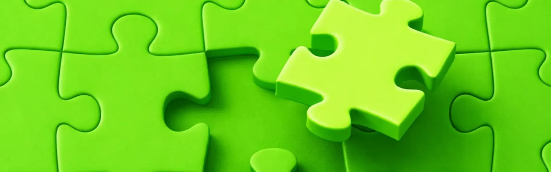 Зеленые пазлы 