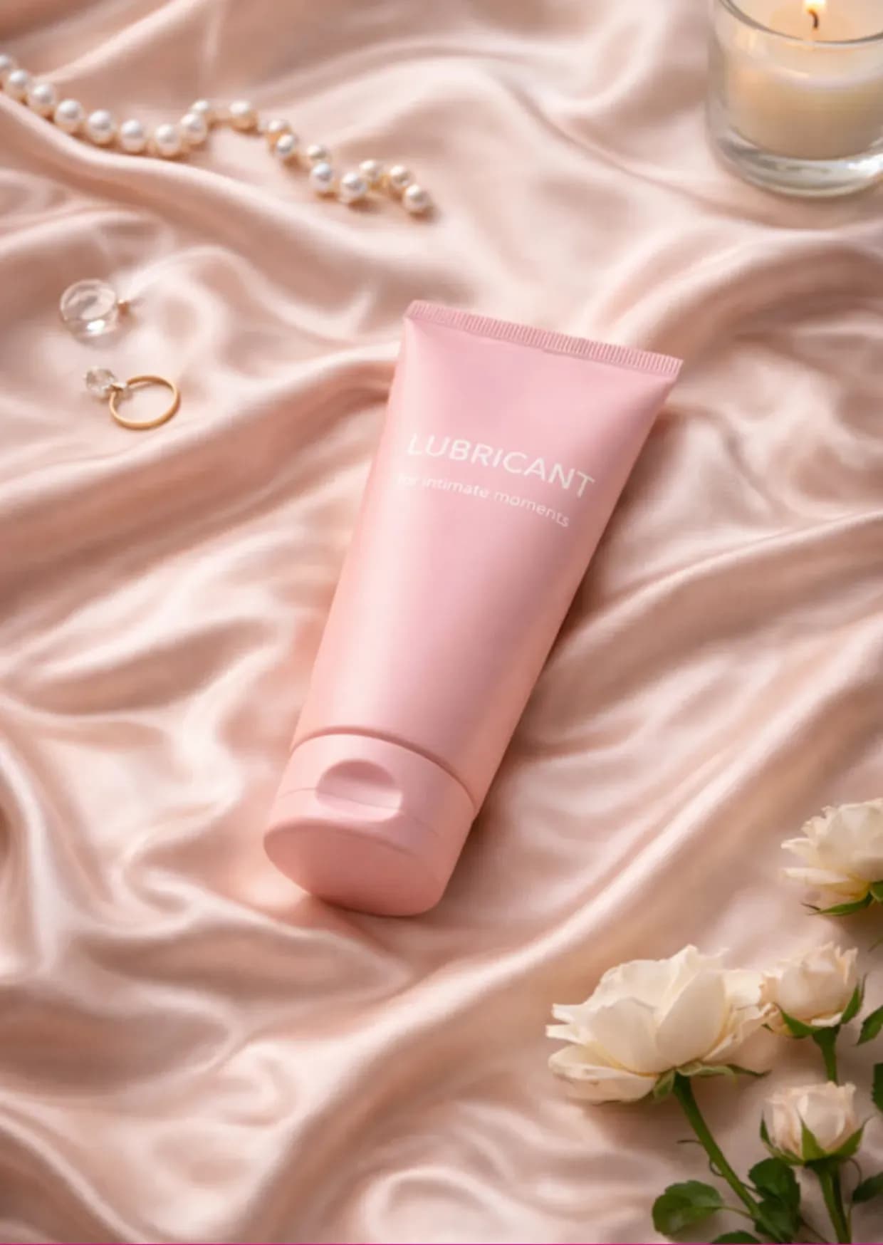 Интимный товар для взрослых в розовой упаковке