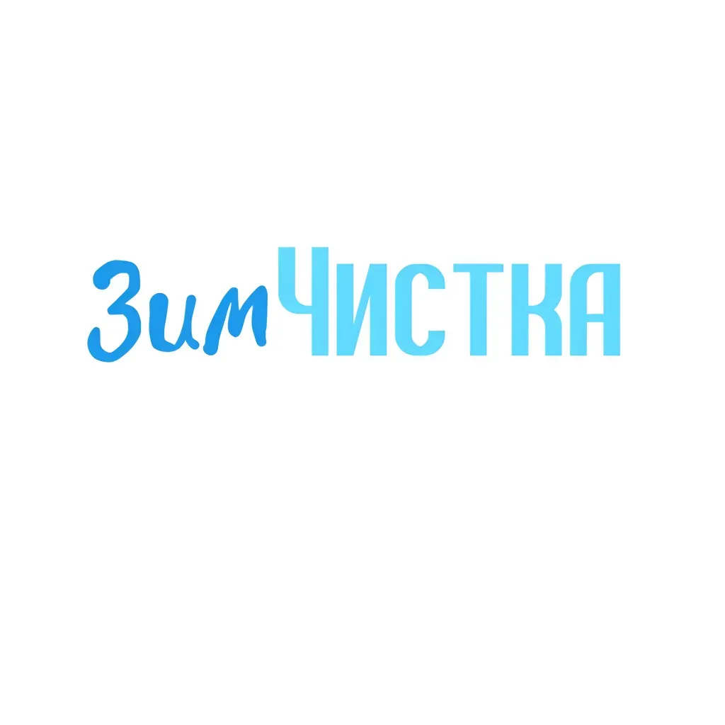 Логотип и типографика ЗимЧистка